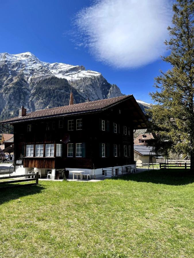 Familienferien Im Chalet Baergli Kandersteg Ngoại thất bức ảnh