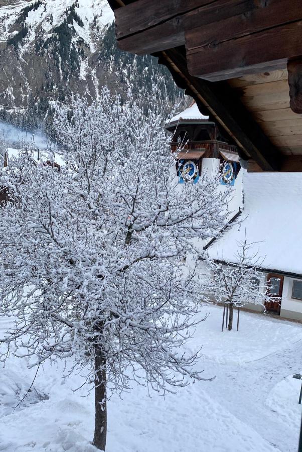 Familienferien Im Chalet Baergli Kandersteg Ngoại thất bức ảnh